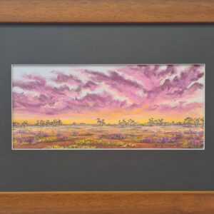 Sunset Glow framed